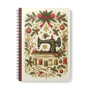 Classic Christmas Sewing Machine – Christmas Sewing Notebook by T Larkin