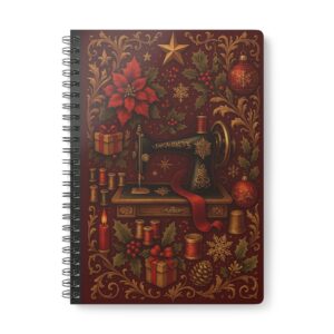 Vintage Christmas Sewing Machine – Christmas Sewing Notebook by T Larkin
