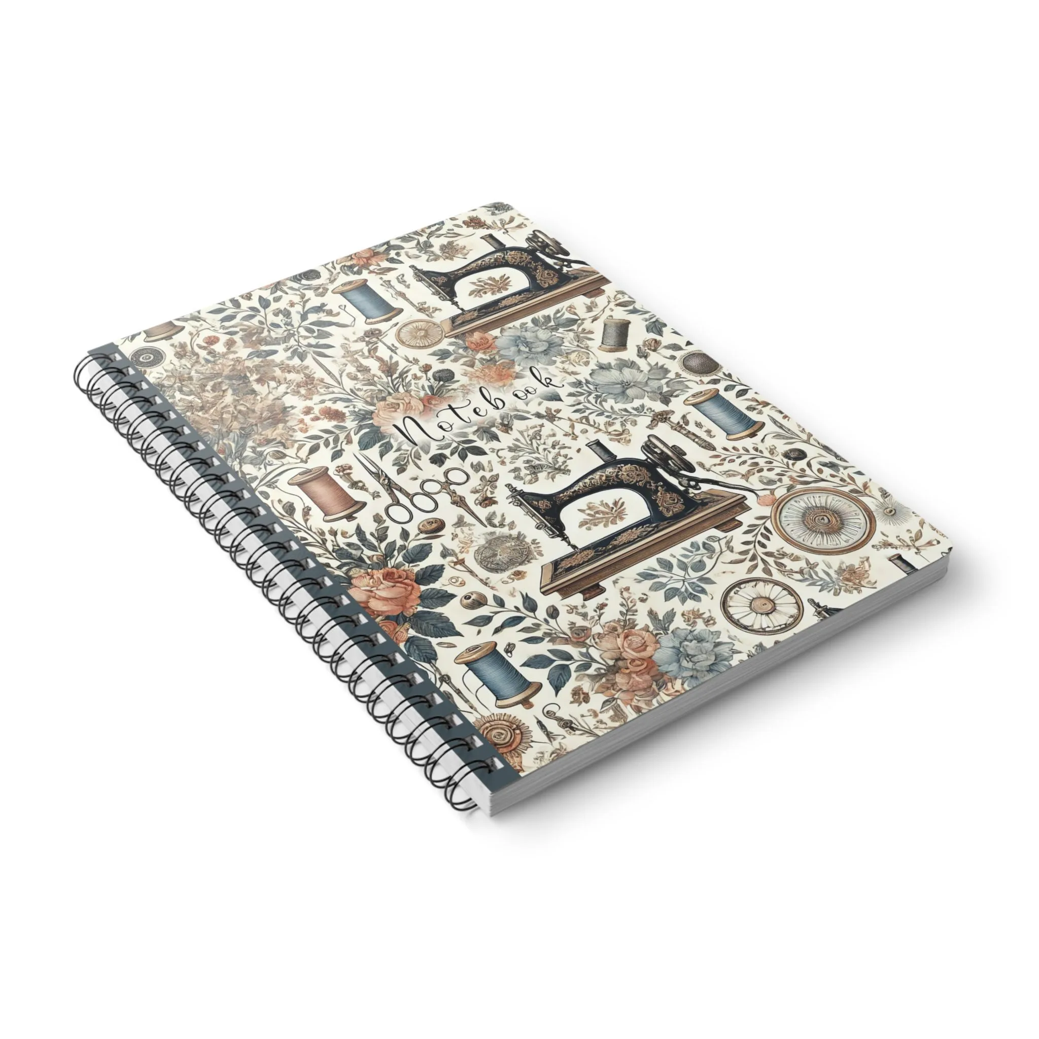 Sewing Journal - Floral Quilting Notebook - Gift for Sewing Lovers - Notebook for Seamstresses - Image 4