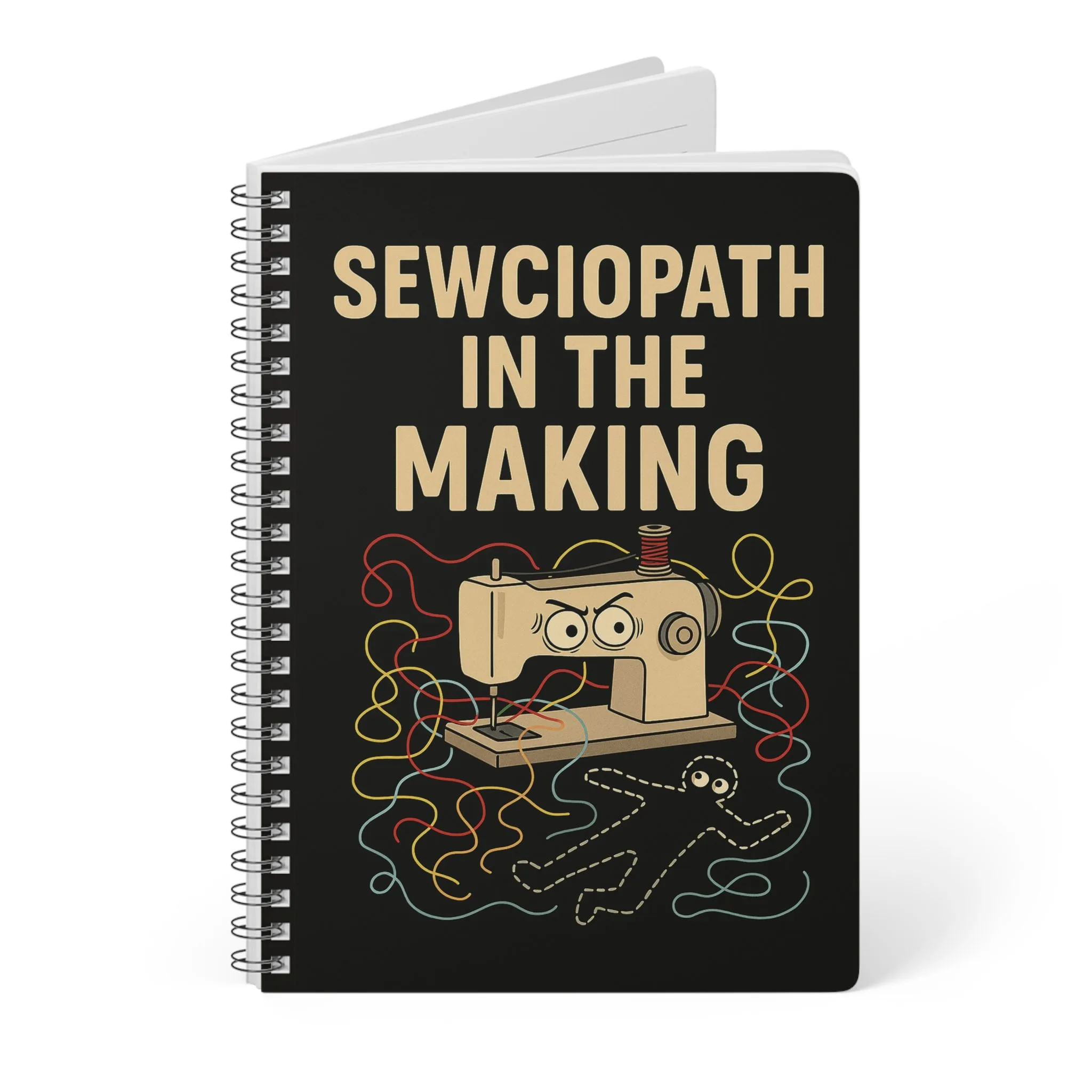 Funny Sewing Journal - Sewciopath in the Making Notebook - Gift for Quilters and Sewing Lovers - Image 3