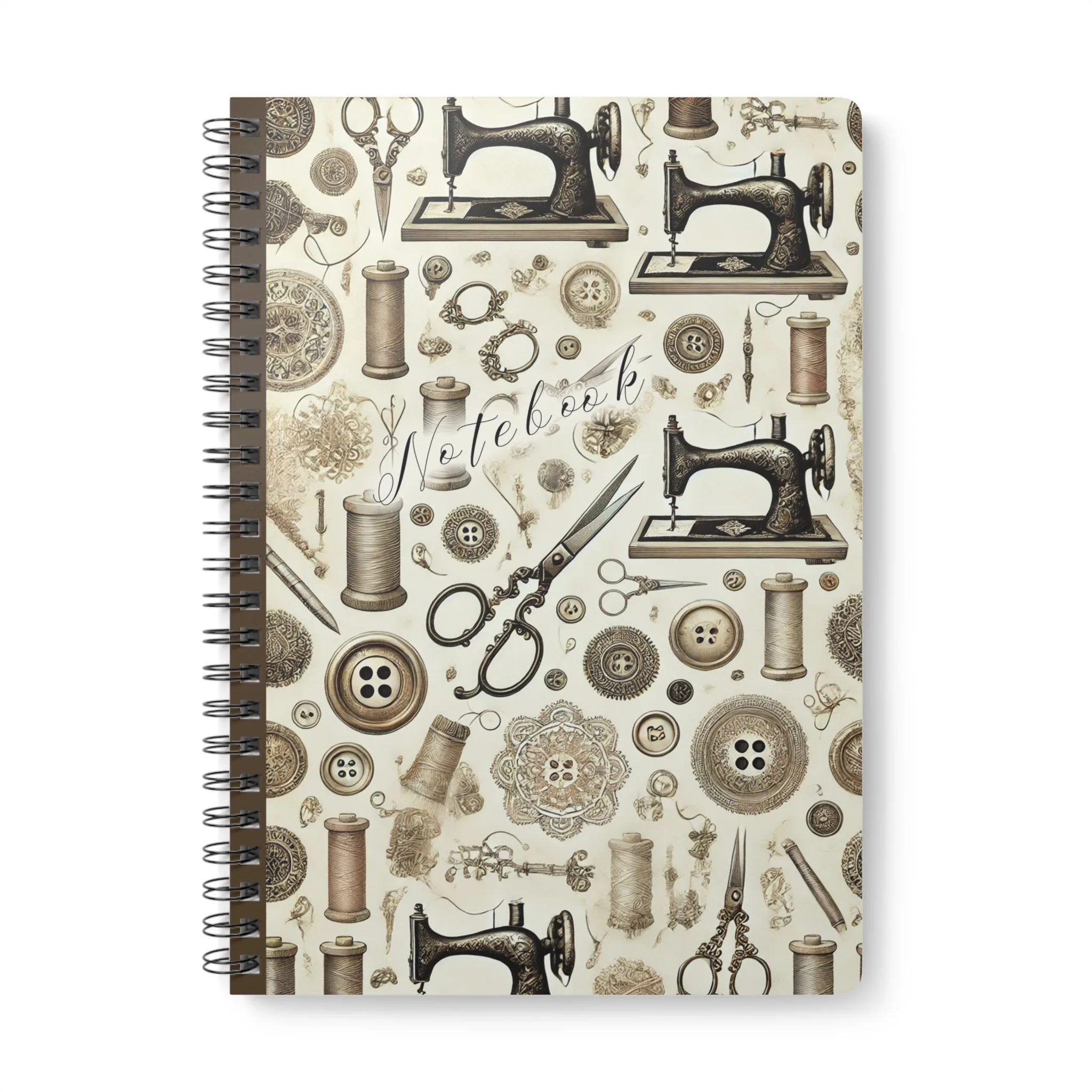 Vintage Seamstress – Antique Sewing Notebook by T Larkin