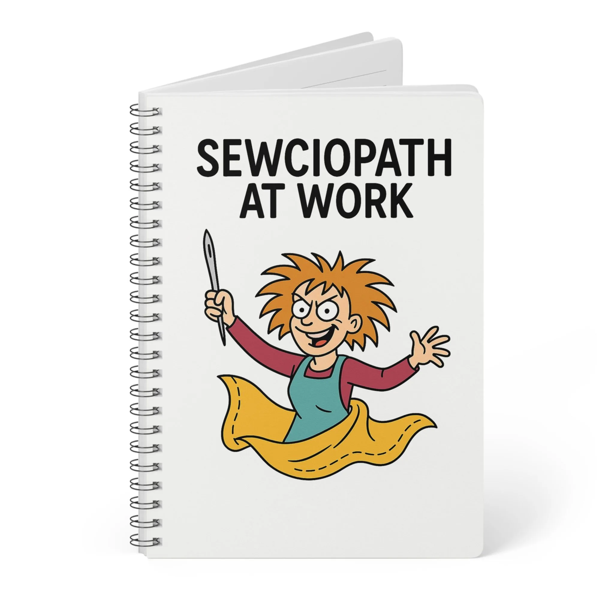 Funny Sewing Notebook - Sewciopath at Work - Gift for Sewers and Quilters - Hilarious Sewing Journal - Image 3