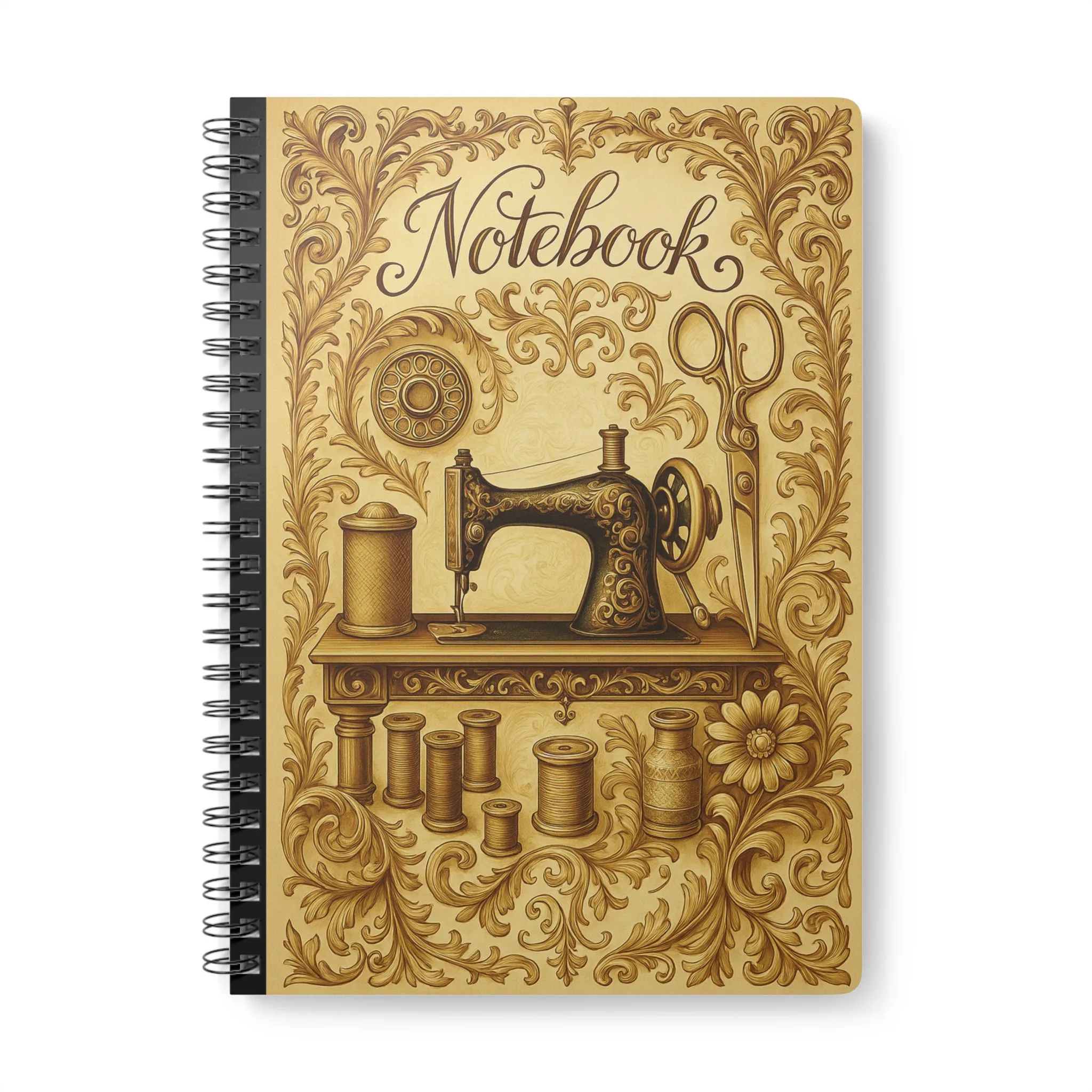 Baroque Quilting – Vintage Sewing Notebook by T Larkin