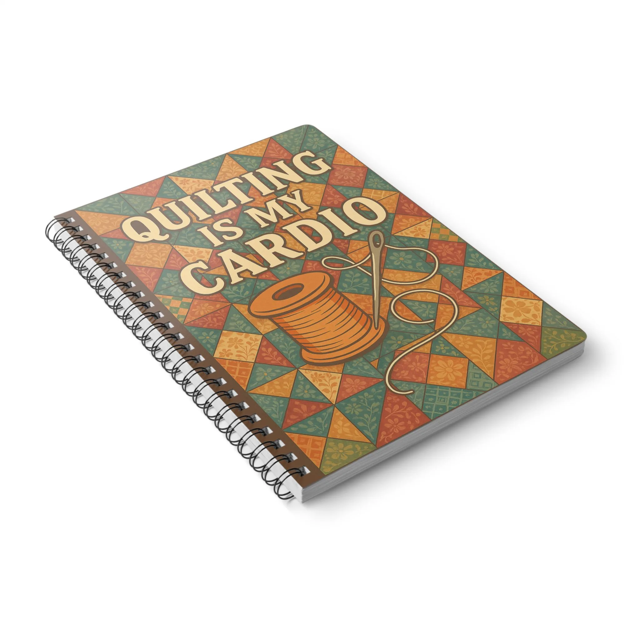 Funny Sewing Journal - Quilting Is My Cardio Notebook - Gift for Quilters and Sewing Lovers - Image 4