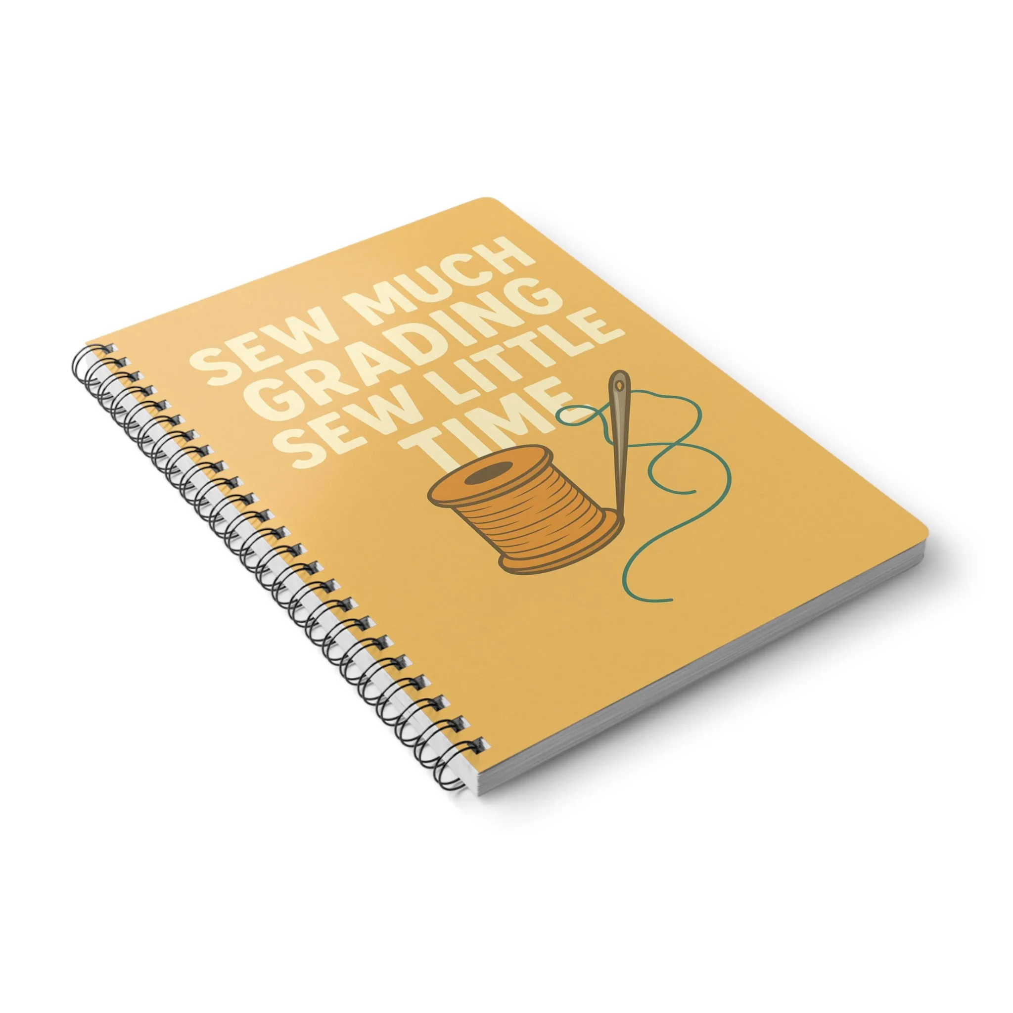 Funny Sewing Journal - Sew Much Grading Sew Little Time Notebook - Gift for Teachers who love Sewing - Image 4