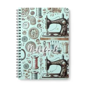 Vintage Sewing Machine Pattern – Vintage Sewing Notebook by T Larkin