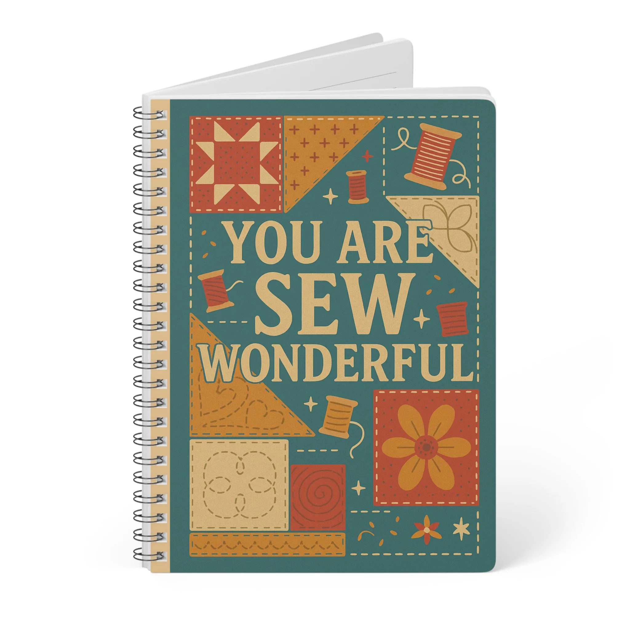 Funny Sewing Journal - You Are Sew Wonderful Notebook - Gift for Quilters and Sewing Lovers - Image 3