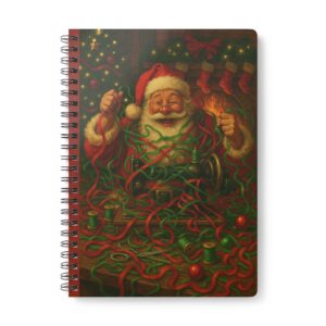 Santa Sewing Journal – Christmas Sewing Notebook by T Larkin