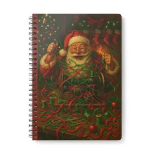 Santa Sewing Journal – Christmas Sewing Notebook by T Larkin