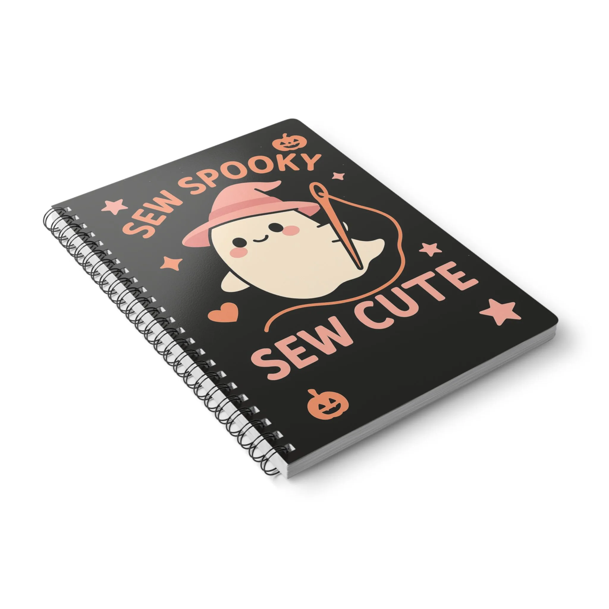 Funny Sewing Journal - Sew Spooky Sew Cute Halloween Ghost Notebook - Gift for Quilters and Sewing Lovers - Image 4