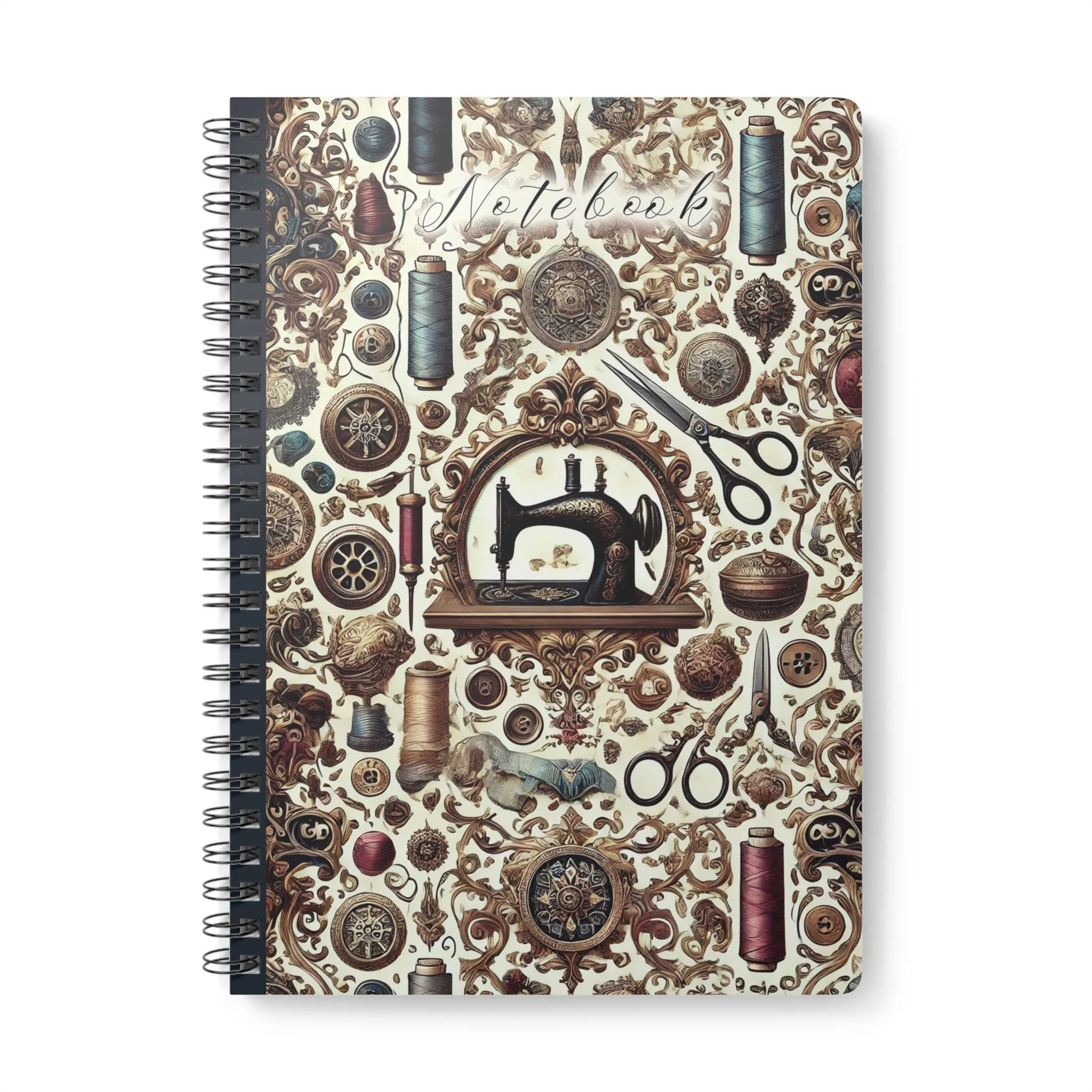 Ornate Quilting – Vintage Sewing Notebook by T Larkin