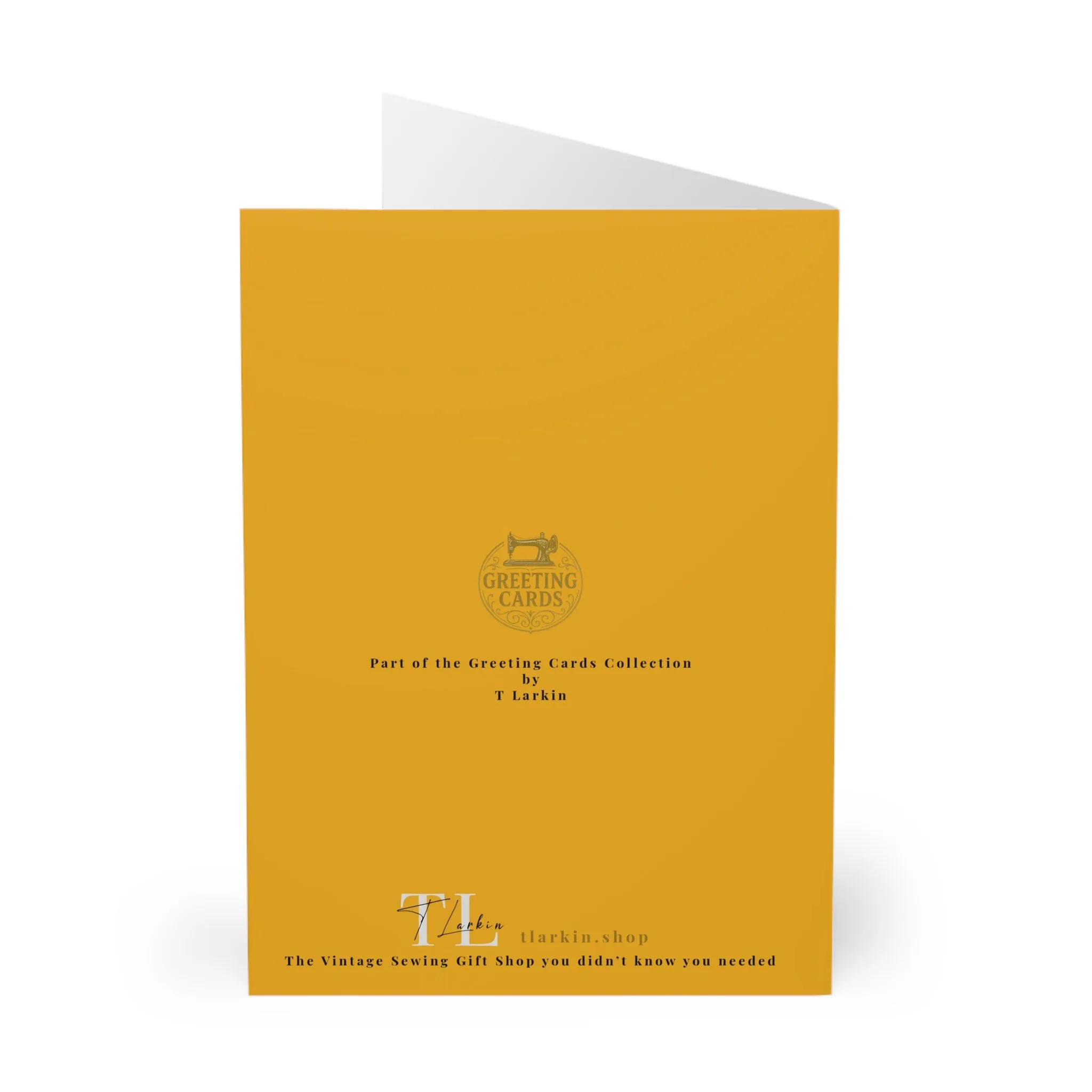 Sewing Birthday Card – “Like a Fine Bobbin… You’re Just Getting Better with Age!” Funny Sewing Card (Pack of 5) - Image 2