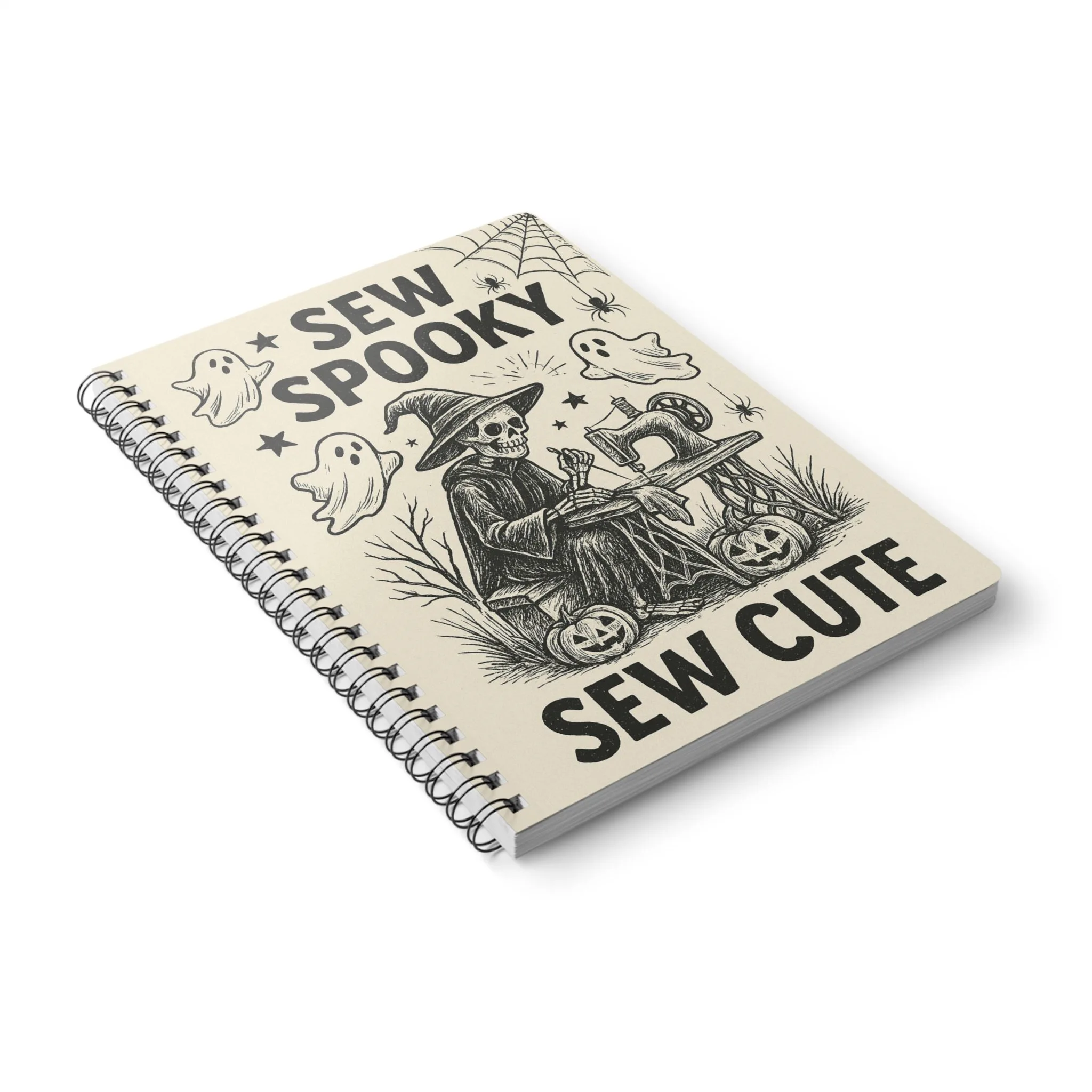 Funny Sewing Journal - Sew Spooky Sew Cute Halloween Notebook Gift for Quilters and Sewing Lovers - Image 4