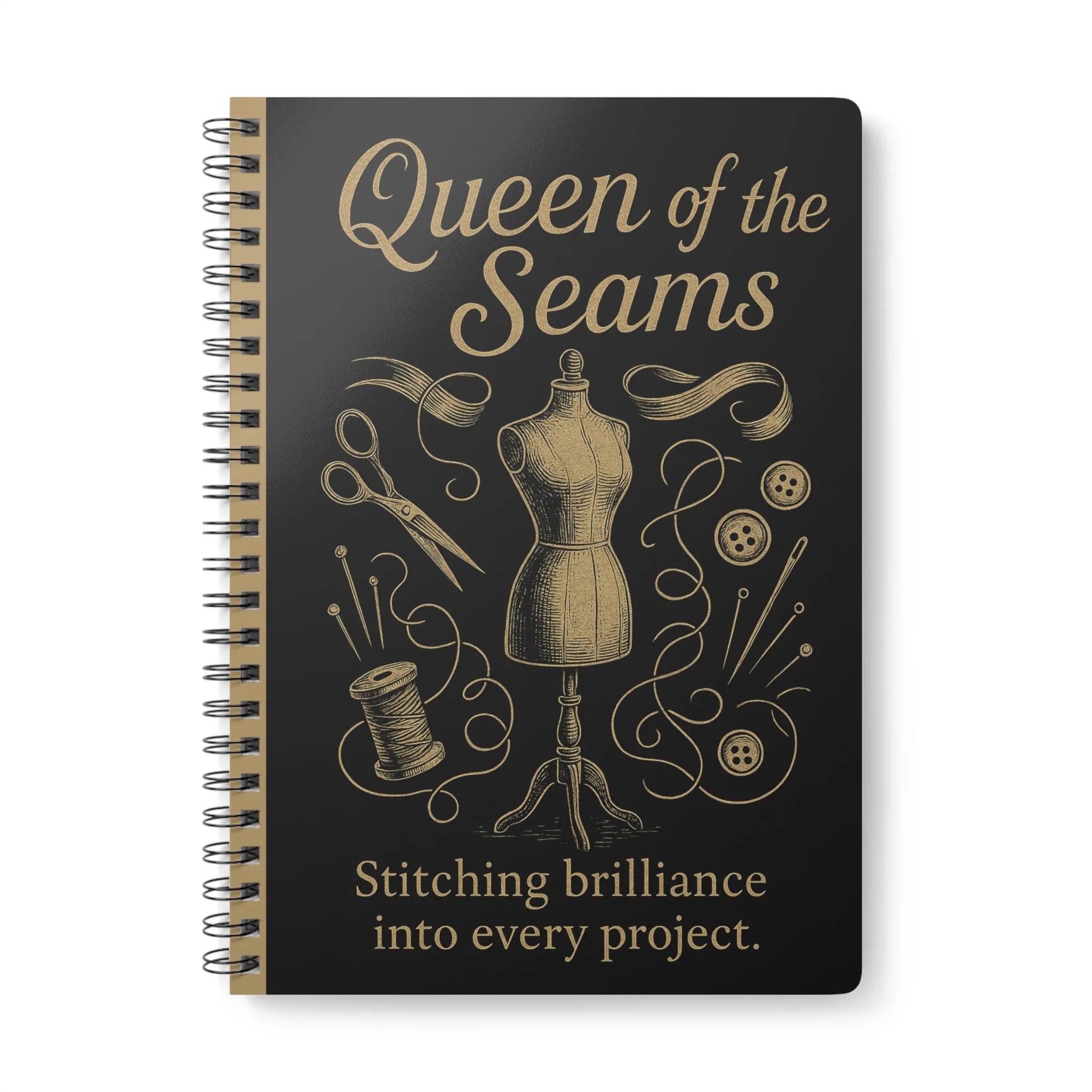 Queen of the Seams – Vintage Sewing Notebook by T Larkin