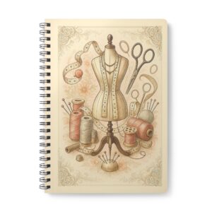 Vintage Dress Form and Sewing Tools – Vintage Sewing Notebook by T Larkin