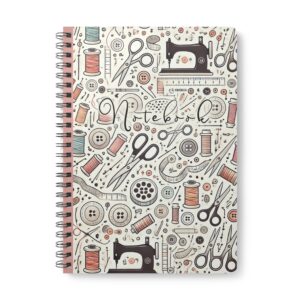 Sewing Journal Quilting Notebook – Vintage Sewing Notebook by T Larkin
